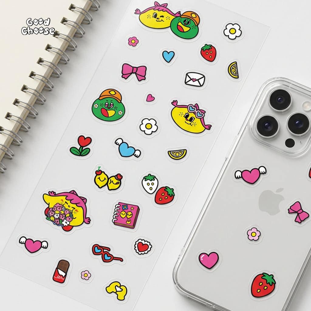 Mini Sticker Clear background PVC stickers. — image 2